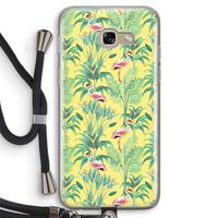 Flamingo party: Samsung Galaxy A5 (2017) Transparant Hoesje met koord