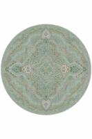 Pip Studio Round Vloerkleed Alfombra by Pip Light Green 200cm