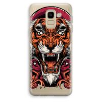 Tiger and Rattlesnakes: Samsung Galaxy J6 (2018) Transparant Hoesje - thumbnail