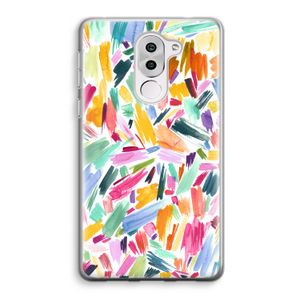 Watercolor Brushstrokes: Honor 6X Transparant Hoesje
