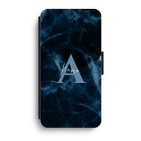 Midnight Marble: iPhone XR Flip Hoesje