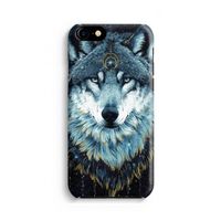 Darkness Wolf: Volledig geprint iPhone SE 2020 Hoesje