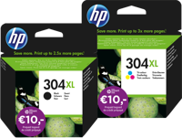 HP 304XL Inkt Cartridge 4-Kleuren Bundel - thumbnail