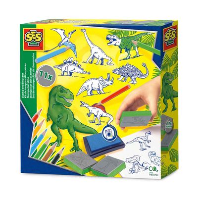 SES stempelset dino