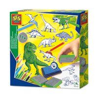 SES stempelset dino