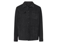 esmara Men Corduroy heren overshirt (Zwart, S (44-46))