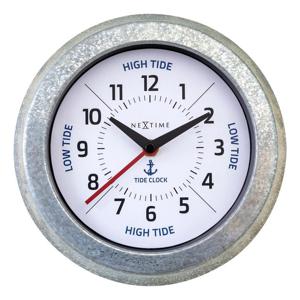 NeXtime NE-4321WI Tide Getijdenklok 22 cm Wit/Metaal