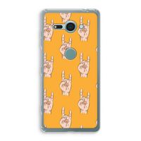Rock: Sony Xperia XZ2 Compact Transparant Hoesje