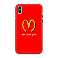 I'm lovin' you: iPhone X Tough Case