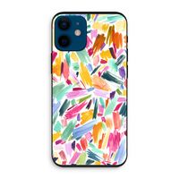 Watercolor Brushstrokes: iPhone 12 mini Biologisch afbreekbaar hoesje