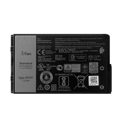 Notebook battery for Dell Latitude 12 7202 7212 Rugged Tablet Battery 7.4V 34Wh J7HTX