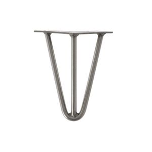 Stalen hairpin raw steel hairpin ø 1,2 cm en hoogte 20 cm