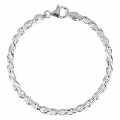 FirstChoice MKK20 Armband Koord zilver 2 mm 18 cm