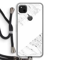 Biggest stripe: Pixel 4a Transparant Hoesje met koord