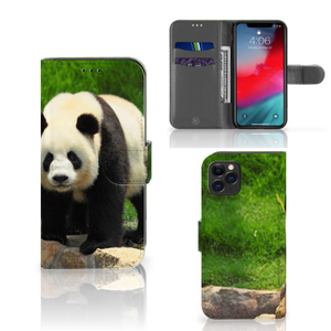 Apple iPhone 11 Pro Telefoonhoesje met Pasjes Panda