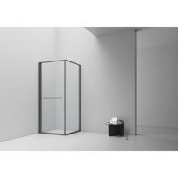 Aloni Inslide Douchecabine - 90x90x200cm - veiligheidsglas - 6mm - omkeerbaar - gunmetal DW-9090GG Aloni Inslide Douchecabine - 90x90x200cm - veiligheidsglas - 6mm - omkeerbaar - gunmetal DW-9090GG