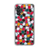 Colored Giraffe: Samsung Galaxy A32 5G Transparant Hoesje