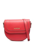 Love Moschino sac à bandoulière à plaque logo - Rouge