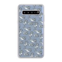 Poezen: Samsung Galaxy S10 5G Transparant Hoesje