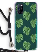 Monstera leaves: Oppo A72 Transparant Hoesje met koord - thumbnail