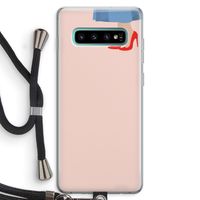 High heels: Samsung Galaxy S10 Plus Transparant Hoesje met koord