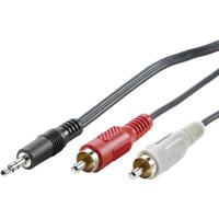 VALUE 3,5 mm (M) -naar-Cinch (2x M) kabel, 5m - thumbnail