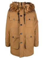 Diesel parka W-Jorg-Nw à capuche - Tons neutres