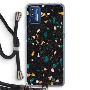 Terrazzo N°10: Motorola Moto G9 Plus Transparant Hoesje met koord