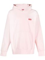 Kenzo hoodie en coton à patch logo - Rose - thumbnail