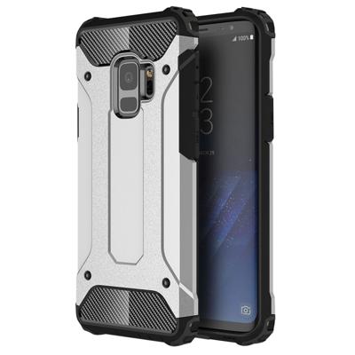 Voor Galaxy S9 TPU + PC 360 graden bescherming schokbestendige beschermende back cover(Silver)
