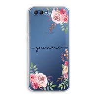 Rozen: Honor 10 Transparant Hoesje