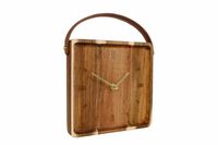 Klok vienne L hout 22x22x6,5cm