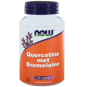 NOW Quercetine met bromelaine (120 vcaps)