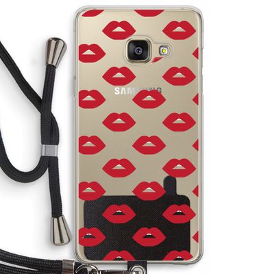 Lips: Samsung Galaxy A3 (2016) Transparant Hoesje met koord