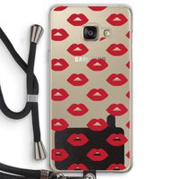 Lips: Samsung Galaxy A3 (2016) Transparant Hoesje met koord