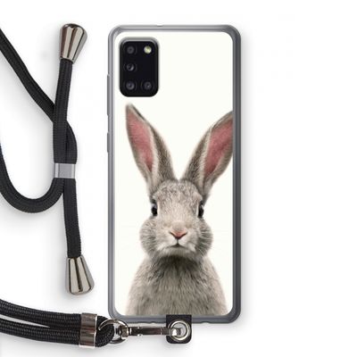 Daisy: Samsung Galaxy A31 Transparant Hoesje met koord