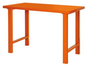 Bahco Werkbank | heavy-duty | met stalen werkblad | 4 poten | oranje | 1500 mm x 750 mm x 1030 mm - 1495WB15TS