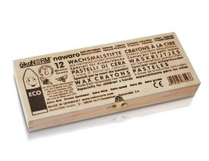 ÖkoNORM Waskrijtjes - geschenkdoos - kinderen - 12 stuks