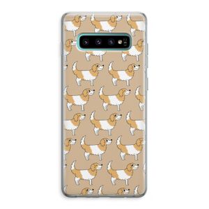 Doggy: Samsung Galaxy S10 Plus Transparant Hoesje