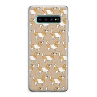 Doggy: Samsung Galaxy S10 Plus Transparant Hoesje