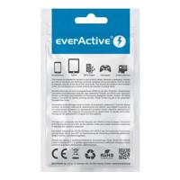 everActive USB-C kabel 1m - Wit, silicone, ondersteuning voor snelladen, 3A - CBS-1CW