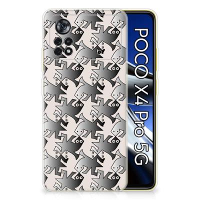 Xiaomi Poco X4 Pro 5G | TPU Hoesje | Salamander Grey