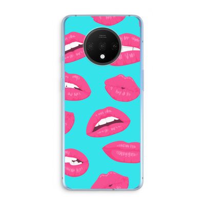 Bite my lip: OnePlus 7T Transparant Hoesje