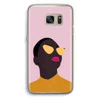 Yellow glasses: Samsung Galaxy S7 Transparant Hoesje