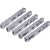 Sygonix SY-6801170 Kabelgoot (l x b x h) 2000 x 60 x 80 mm 5 stuk(s) Grijs