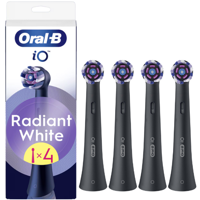 Oral-B iO Radiant White opzetborstels - Black - 4 stuks