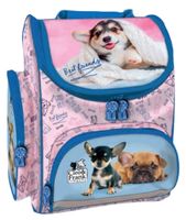 Cleo & Frank rugzak meisjes 15 liter polyester roze/blauw - thumbnail