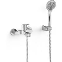 Tres Base Plus douchemengkraan opbouw met handdouche chroom