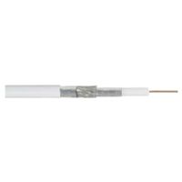 MK 76 A 0100 R100  (100 Meter) - Coaxial cable 75Ohm white MK 76 A 0100 R100