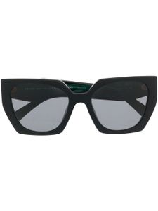 Prada Eyewear lunettes de soleil à monture géométrique oversize - Noir